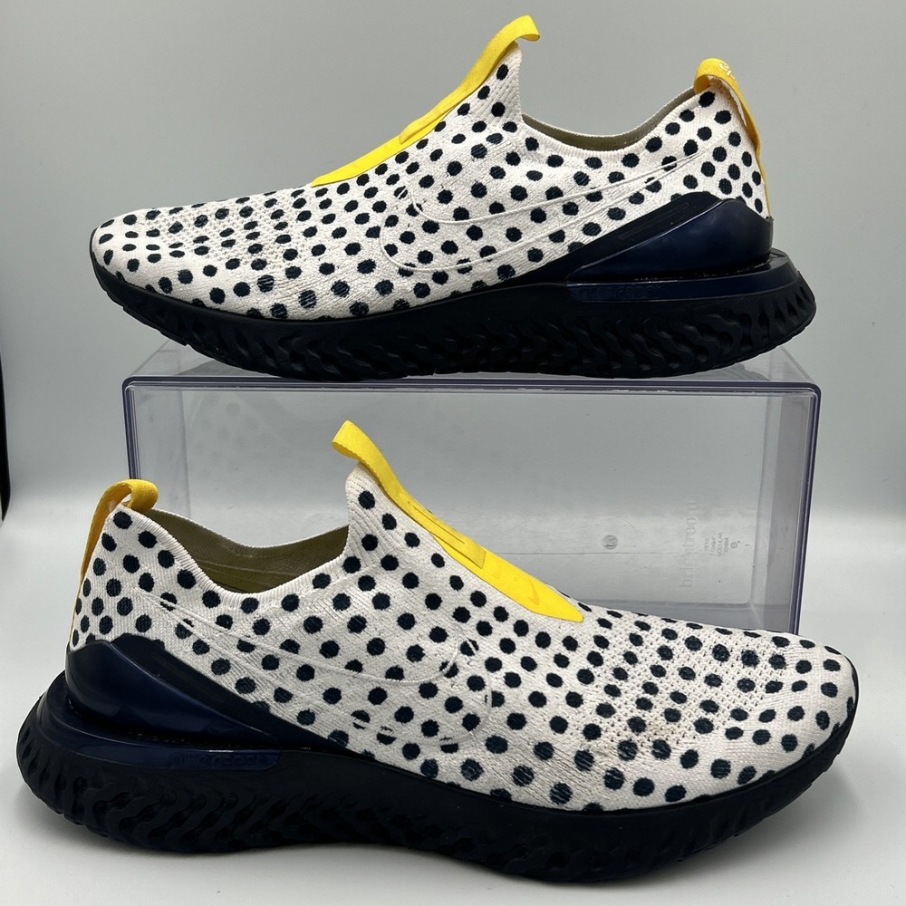 Nike Epic Phantom React Cody Hudson Flyknit PolkaDot Running Shoe Mens Size 13